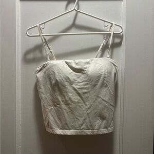 AIRism Cotton Cropped Tube Bra Top